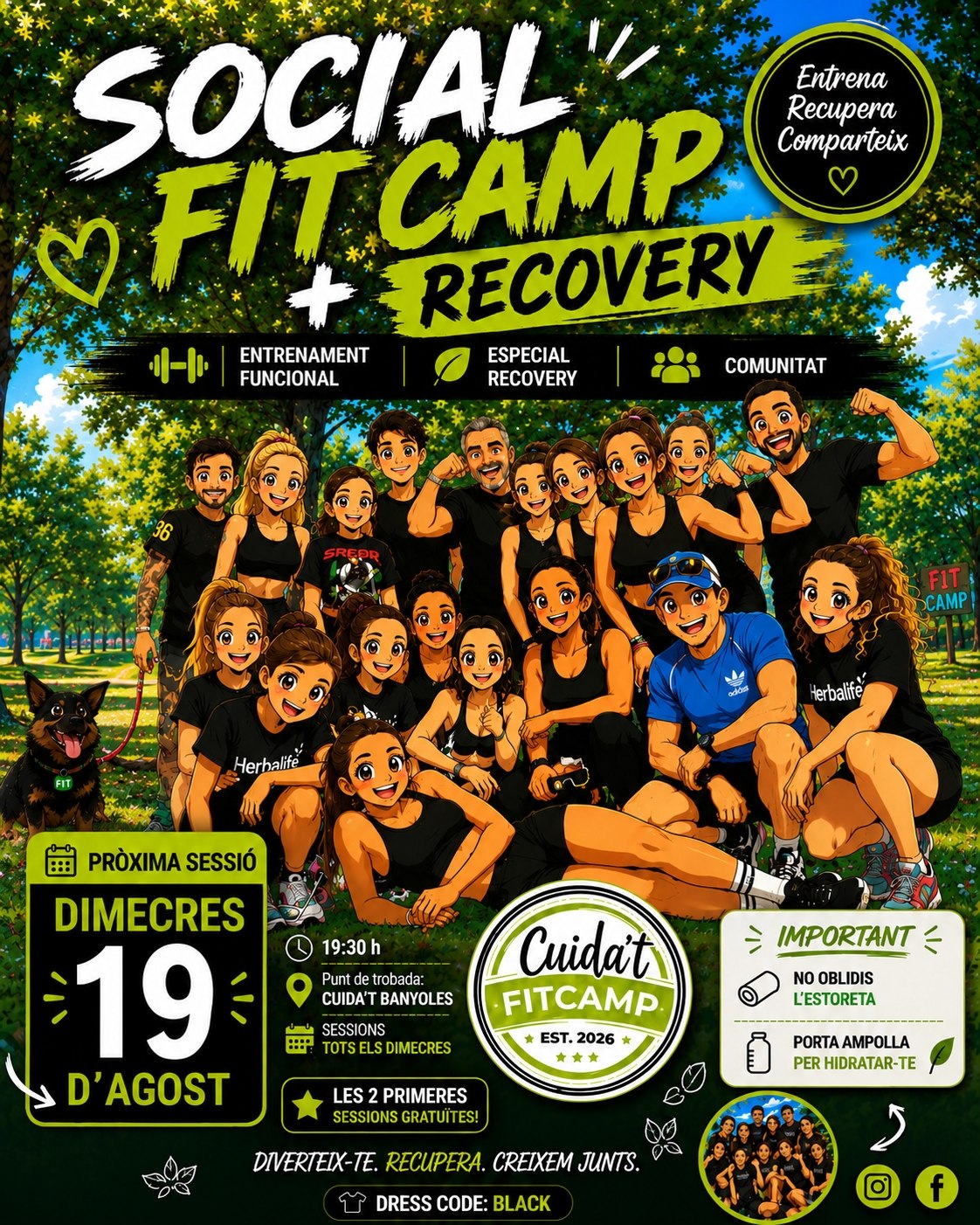 SOCIAL FIT CAMP & RECOVERY cover image